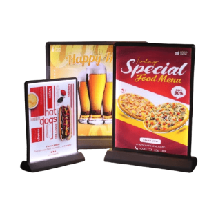 Porte-menu de table lumineux au Maroc