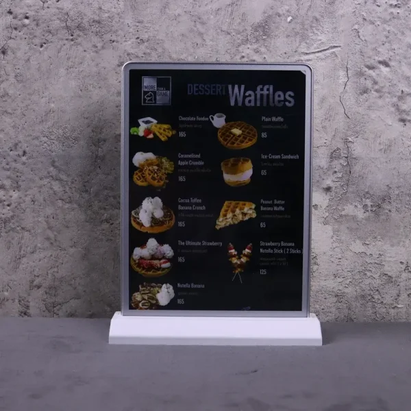 Porte-menu de table lumineux au Maroc – Image 4