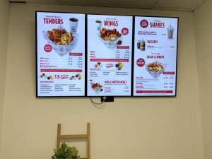 Panneau lumineux intérieur magasin Maroc