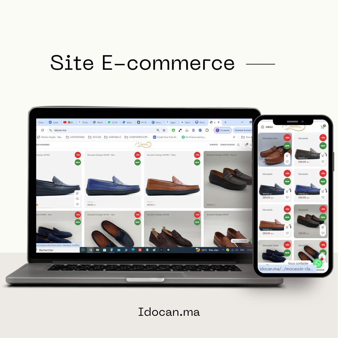 création site e commerce marrakech